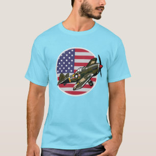 Camiseta WW2 P-40 Warhawk