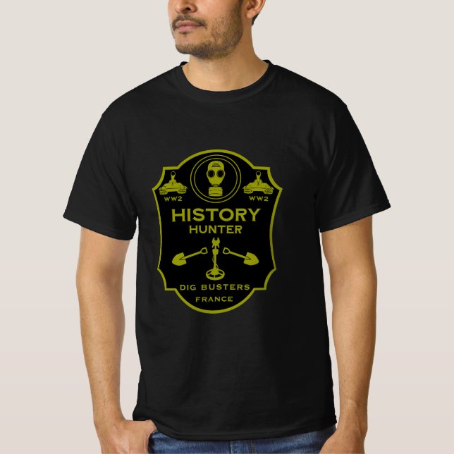 Camiseta WW2 Trench Battlefield Metal Detecting Club (Anverso)
