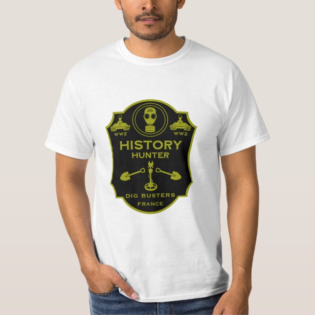 Camiseta WW2 Trench Battlefield Metal Detecting Club (Anverso)