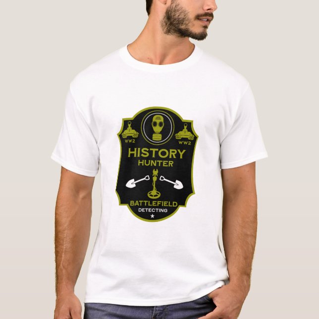 Camiseta WW2 Trench Battlefield Metal Detectorist (Anverso)