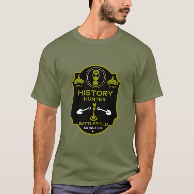 Camiseta WW2 Trench Battlefield Metal Detectorist (Anverso)