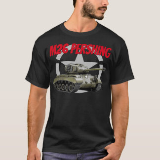 Camiseta WW2 y guerra coreana estadounidenses M26 Pershing