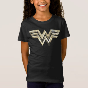 Camiseta WW84  Logo De La Mujer Maravilla Dorada