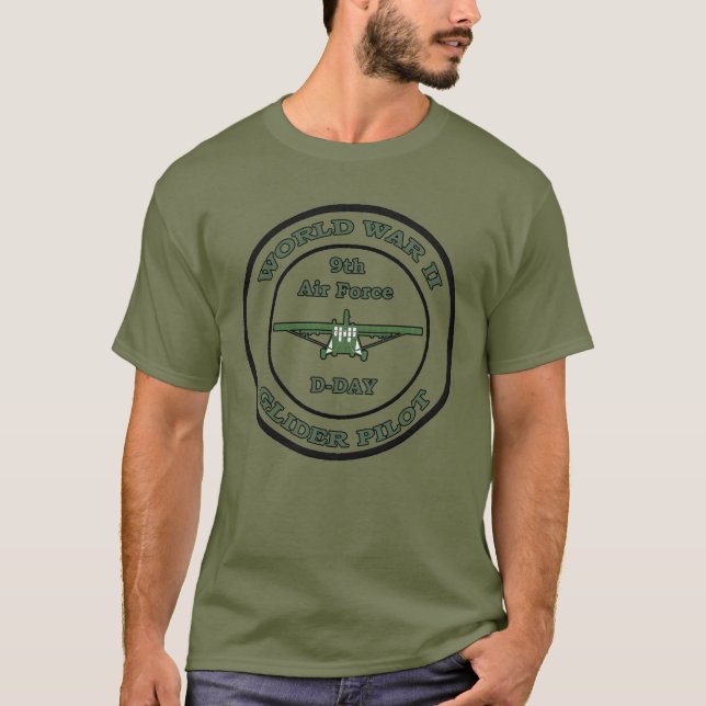 Camiseta WW 2 planeador piloto día D 6 de junio de 1944 (Anverso)