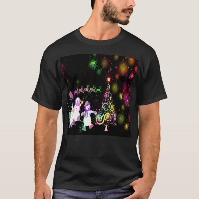 Camiseta Ww de diseño invernal (Anverso)