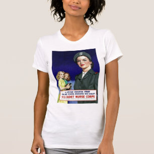 Camiseta WW II U.S. Nurse Corp