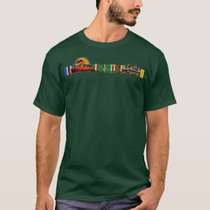 Camiseta WWII Service Ribon Bar con M18 HellCat Killing Ger