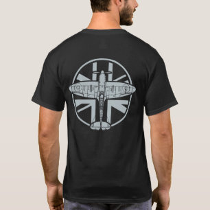 Camiseta WWII Spitfire RAF 016 Sky Blue