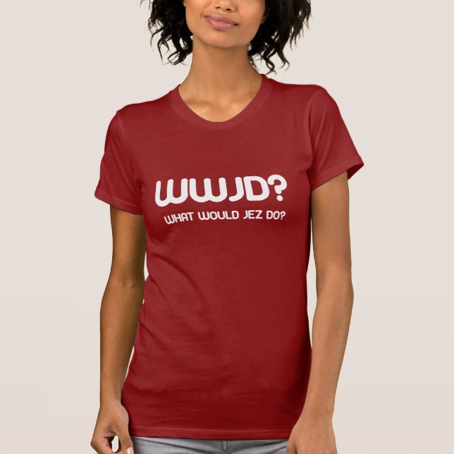 CAMISETA ¿WWJD? (Anverso)