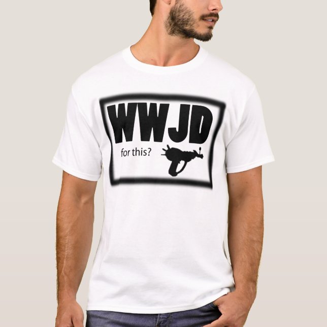 CAMISETA WWJD PARA ESTO (Anverso)