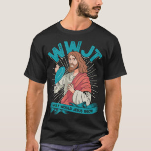 Camiseta WWJT ¿Qué lanzaría Jesús al deporte de golf en dis