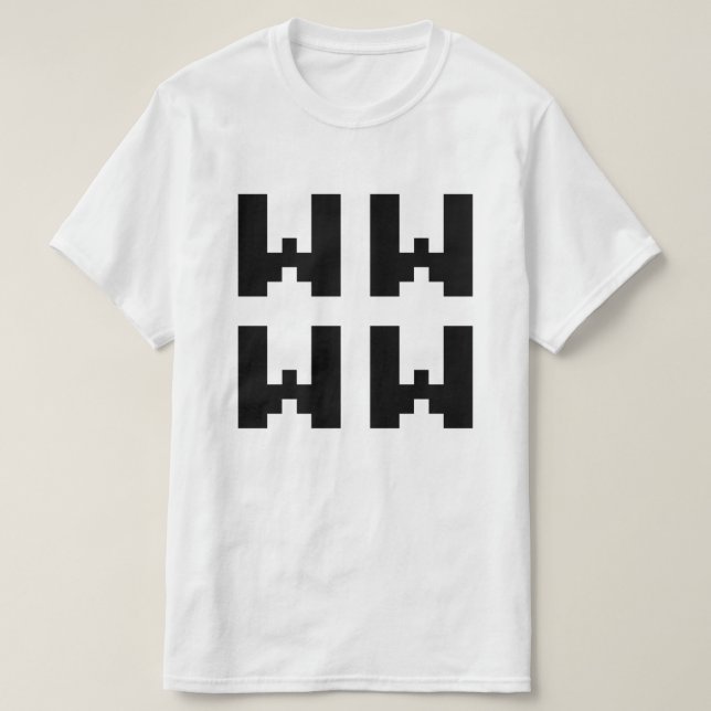 Camiseta WWWW | Jerga de Internet japonesa LOL (Diseño del anverso)