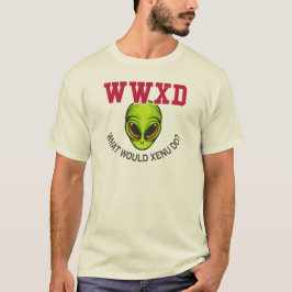 Camiseta WWXD ¿Qué haría Xenu en el culto a la cientología