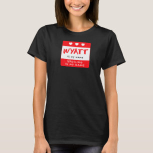 Camiseta Wyatt Es Mi Nombre Personalizado De apodo Personal