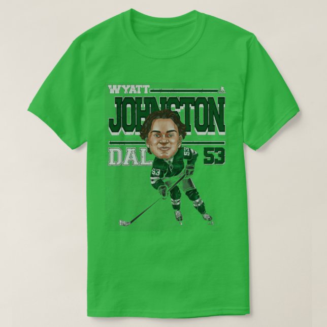 Camiseta Wyatt Johnston Dallas toon TShirt (Diseño del anverso)