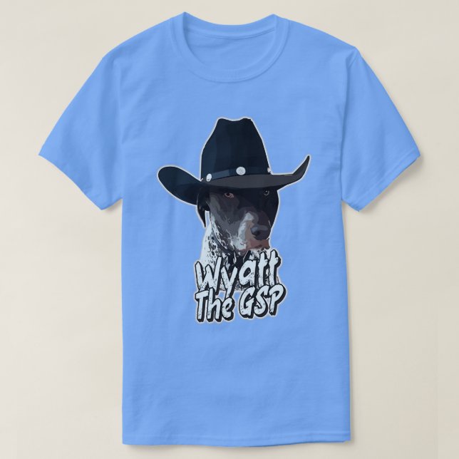 Camiseta Wyatt The GSP German Shorthtransmitió (Diseño del anverso)