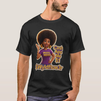 Camiseta Wyldflow3r "App Me $1" | Funky Retro
