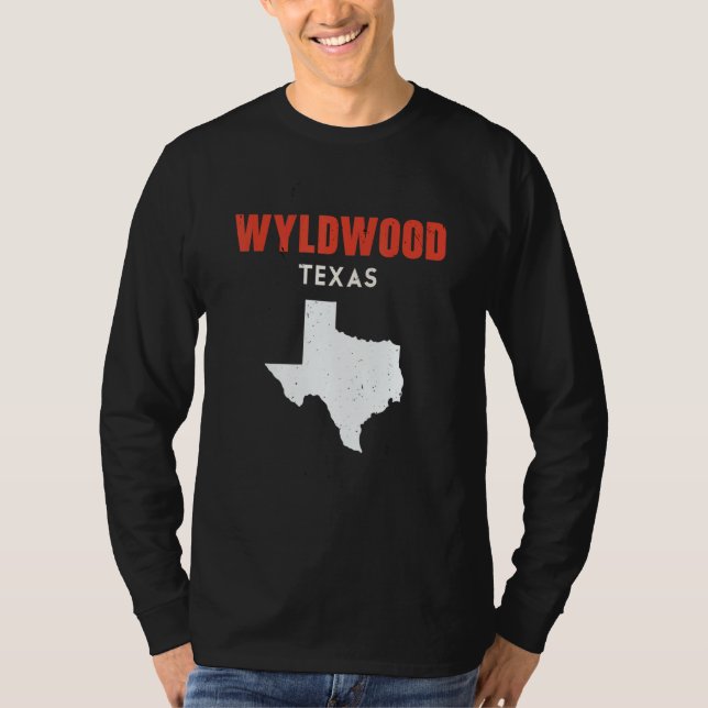 Camiseta Wyldwood Texas USA State America Travel Texas (Anverso)