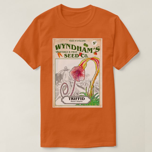 Camiseta Wyndhams Triffid Seeds Inspired by The Day of the  (Diseño del anverso)