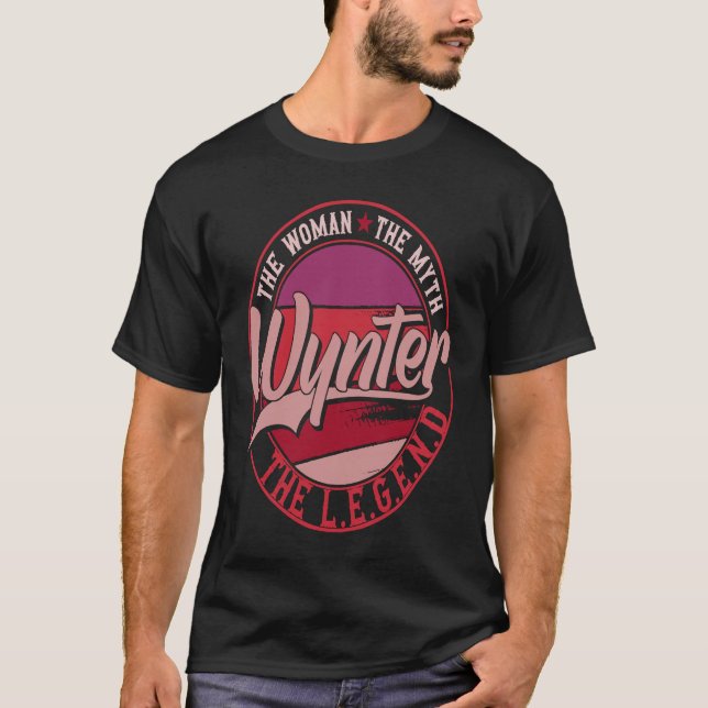 Camiseta Wynter, la Dama del Mito, la leyenda (Anverso)
