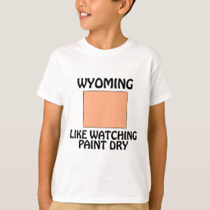Camiseta Wyoming - Como ver secar la pintura