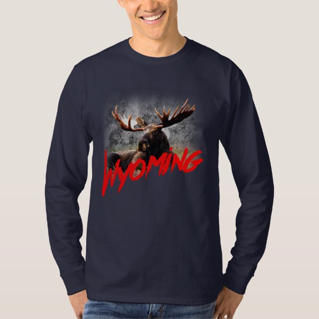 Camiseta Wyoming con alambre (Anverso)