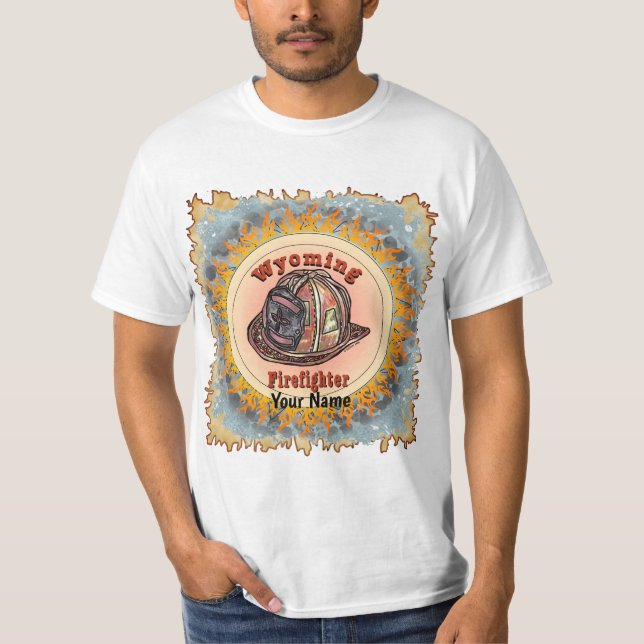 Camiseta Wyoming Firefighter (Anverso)