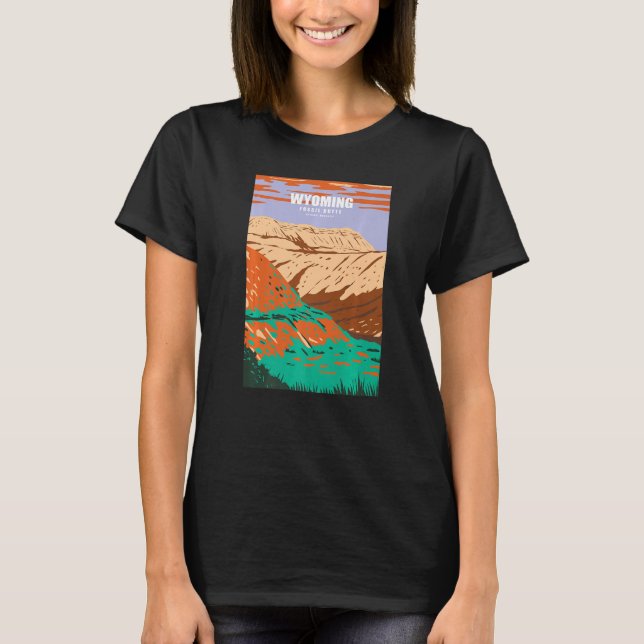 Camiseta Wyoming Fossil Butte National Monument Adventure C (Anverso)