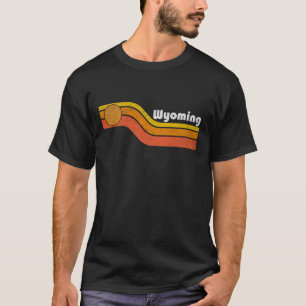 Camiseta Wyoming - Hombres Mujeres Antiguos Gráficos Genial