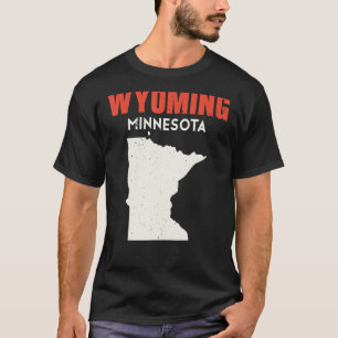 Camiseta Wyoming Minnesota Estados Unidos América Viaje Min