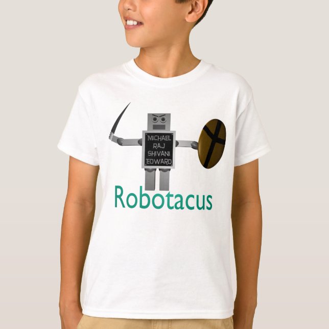 Camiseta WYRA 2008 FLL - Robotacus (Anverso)