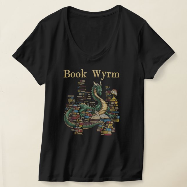 Camiseta WYRM DE LIBRO DE dragón (Distribución )