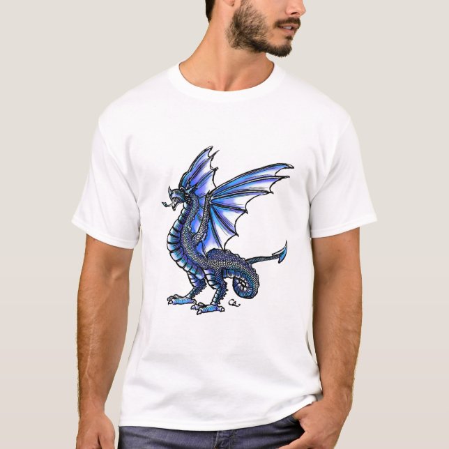 Camiseta Wyvern Azul (Anverso)