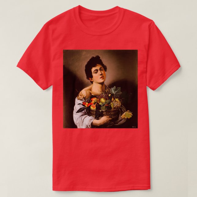 Camiseta x27Boy con canasta de Fruitx27 (Diseño del anverso)