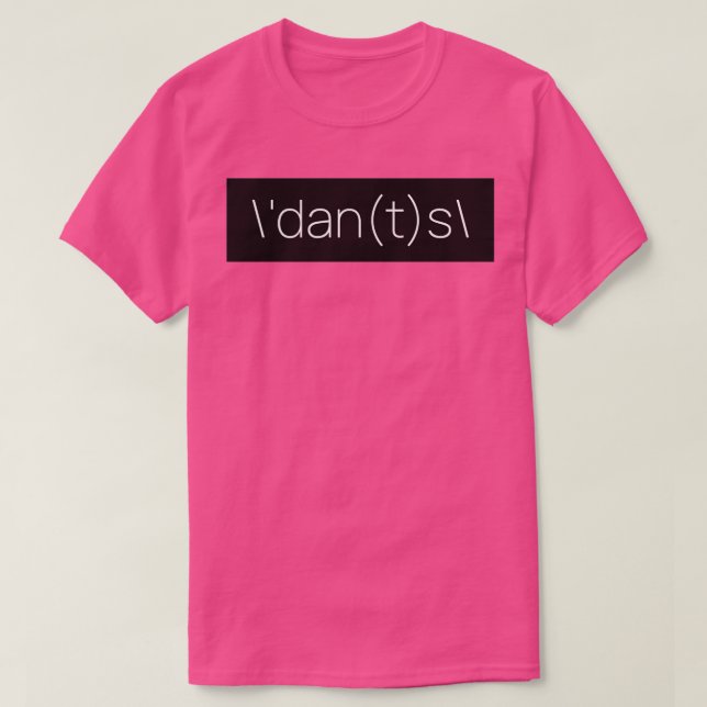 Camiseta x27dants Bailar auto Esm Potente cita (Diseño del anverso)