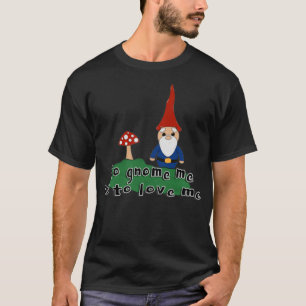 Camiseta x27Para gnome es amar el Gnome mex27 y el hongo
