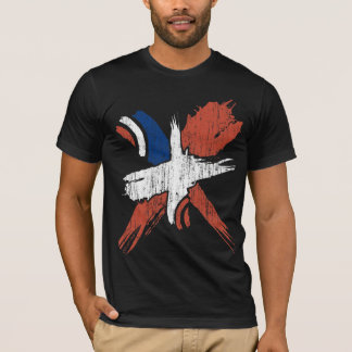 Camiseta X abstracto (vintage)