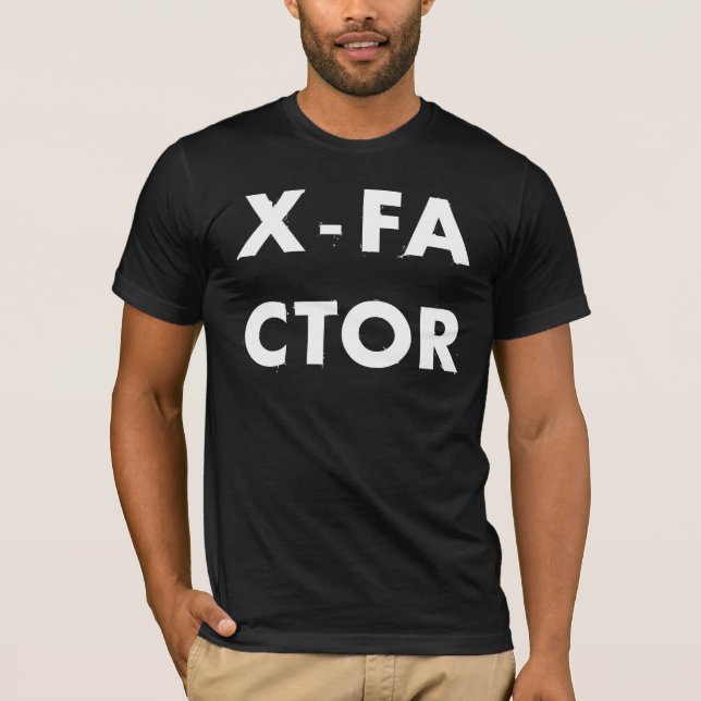 Camiseta X-Factor - negro clásico (Anverso)