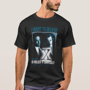 Camiseta X-Files Blue White