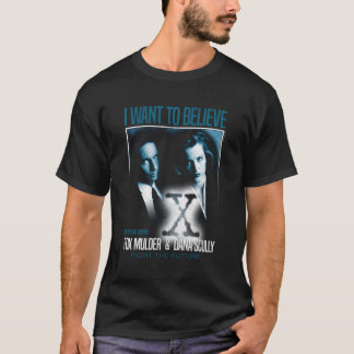 Camiseta X-Files Blue White