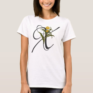 Camiseta X inicial, Xerochrysum bractea T-Shirt