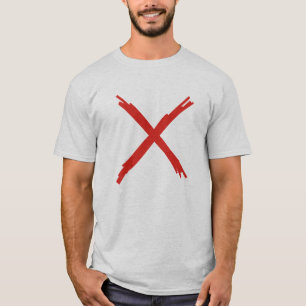 Camiseta X marca el punto