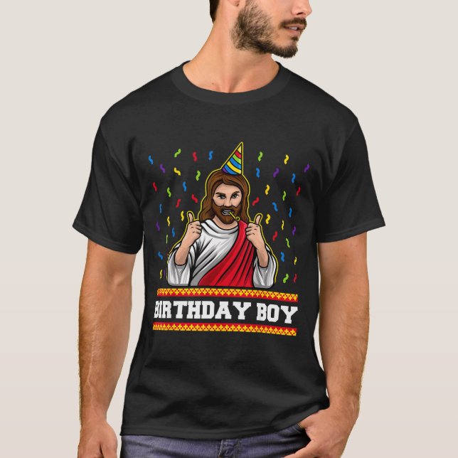 Camiseta X-mas Funny Jesus Bday For Kids &amp; Adults Jesus (Anverso)