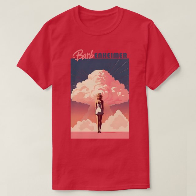 Camiseta x Oppenheimer Barbenheimer retro (Diseño del anverso)