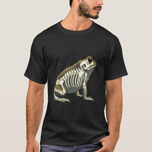 Camiseta X-ray Frog Toad Body Anatomy Radiography Skeleton (Anverso)