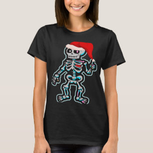 Camiseta X Ray Gingerbread Man Skeleton Nurse Tech Merry Ch