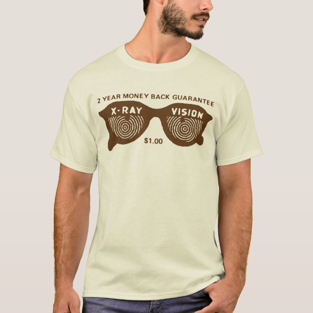 Camiseta "X-Ray Specs" Comic Book Ad T-Shirt (Anverso)