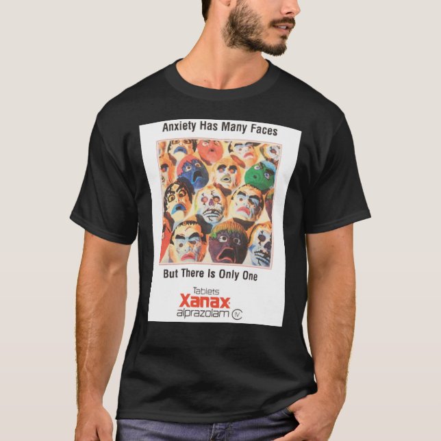 Camiseta Xanax has many faces Poster (Anverso)