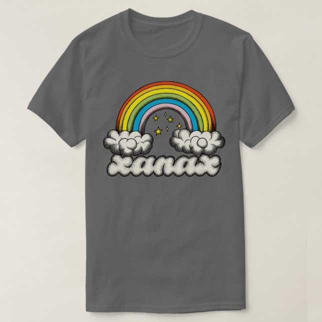 Camiseta Xanax Rainbow (Diseño del anverso)