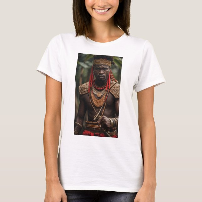 Camiseta Xangô (Shango) - Dios trueno y justicia (Anverso)